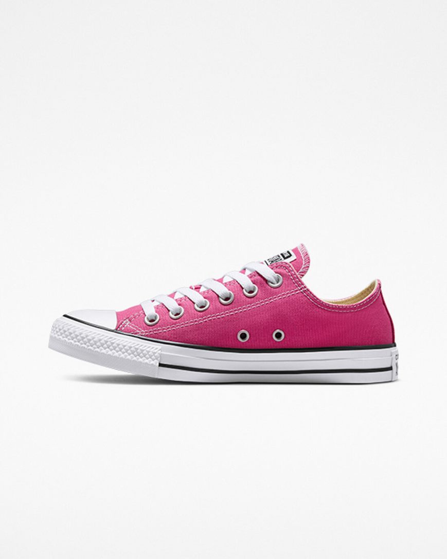 Women's Converse Chuck Taylor All Star Seasonal Color Low Top Shoes Fuchsia / White / Black | AU C0985T